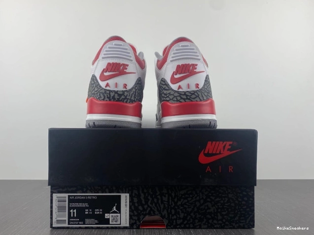 MaikeSneakers Fire DN3707-160 3 OG Air Jordan Red 0816